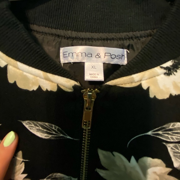 Floral bomber jacket - Picture 3 of 4